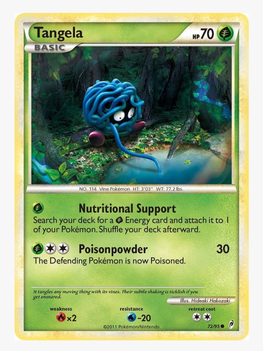 Tangela Call of Legends Pokemon Trading Card